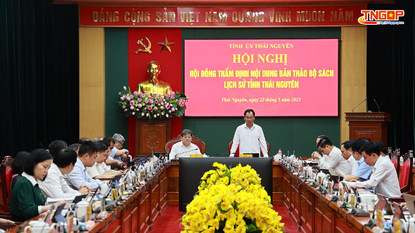 Thẩm định bản thảo bộ sách Lịch sử tỉnh Thái...