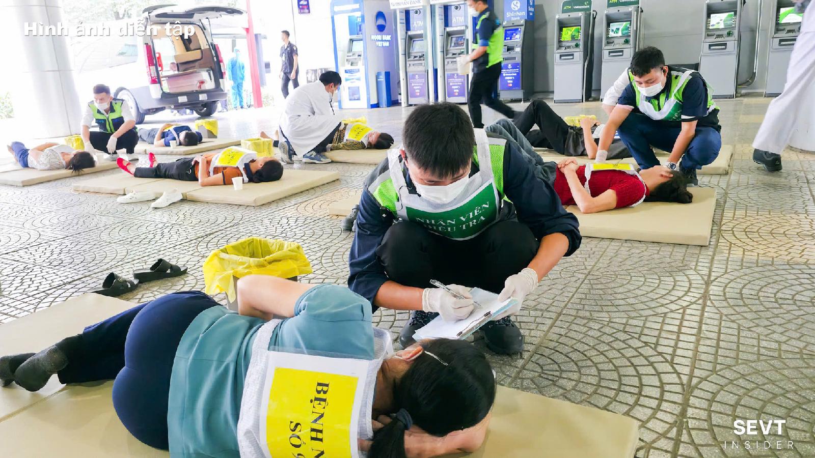 DIỄN TẬP ỨNG PHÓ SỰ CỐ NGỘ ĐỘC THỰC PHẨM  TẠI CÔNG TY TNHH SAMSUNG ELECTRONICS VIỆT NAM THÁI NGUYÊN