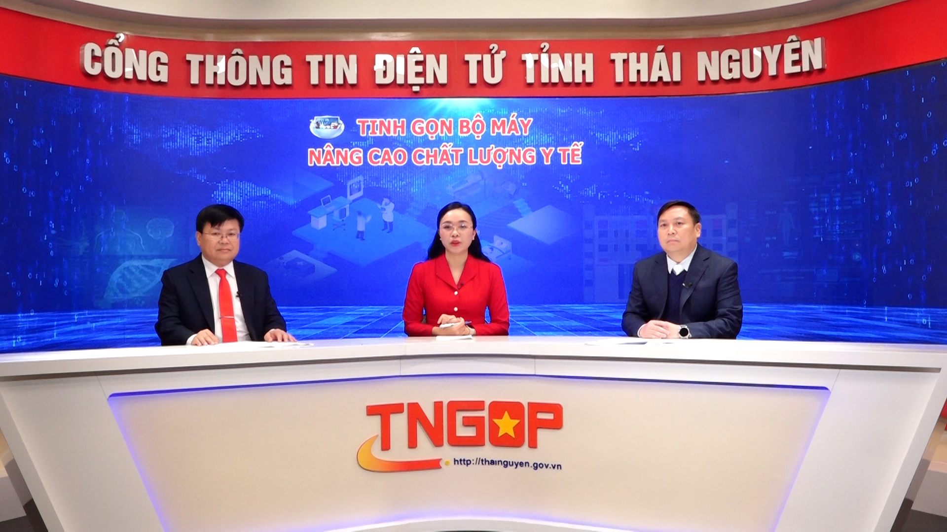 Tọa đàm trực tuyến: Sắp xếp hệ thống y tế Thái Nguyên hướng tới tinh gọn, hiệu quả